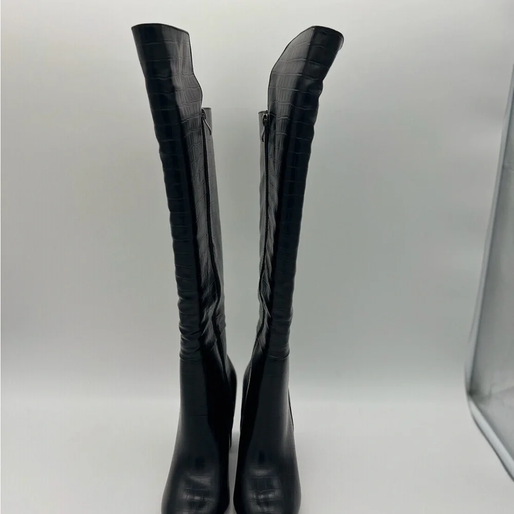 EVANS Women's Wide FIT Tall Boot BELLISIMO Fashion, Black, 7